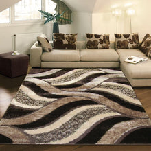 Load image into Gallery viewer, Shaggy Soft Brown Rug