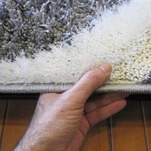 Load image into Gallery viewer, Shaggy Wavy Grey Rug