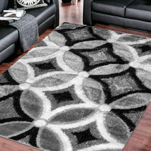 Load image into Gallery viewer, Shaggy Wavy Grey Rug