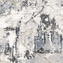Load image into Gallery viewer, Stylish Clouded Blue Rug