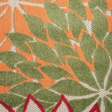 Load image into Gallery viewer, Bohemian Outdoor/Indoor Floral Red Runner