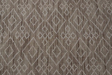 Load image into Gallery viewer, Geometric Textured Hand-Woven Wool Natural Rug