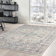 Load image into Gallery viewer, Traditional Ottoman Blue Rug