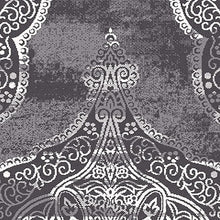 Load image into Gallery viewer, Contemporary Victorian Design Grey Rug