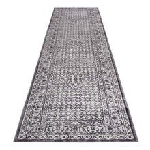 Load image into Gallery viewer, Victorian Moroccan Design Grey Runner