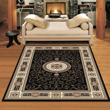 Load image into Gallery viewer, Golden Boarder Lover Black Rug