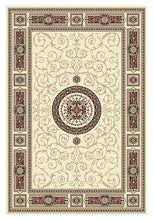 Load image into Gallery viewer, Brown Boarder Lover Cream Rug