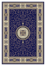 Load image into Gallery viewer, Golden Boarder Lover Dark Blue Rug