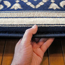 Load image into Gallery viewer, Traditional Lover Dark Blue Rug
