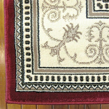 Load image into Gallery viewer, Elegant Boarder Traditional Lover Red Rug