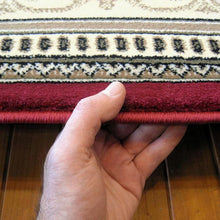 Load image into Gallery viewer, Elegant Boarder Traditional Lover Red Rug