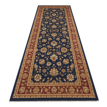 Load image into Gallery viewer, Persian Oriental Luxury Navy Runner