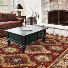 Load image into Gallery viewer, Persian Oriental Ottoman Red Rug