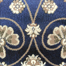 Load image into Gallery viewer, Golden Boarder Traditional Design Dark Blue Runner