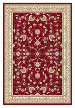 Load image into Gallery viewer, Golden Boarder Traditional Design Red Rug