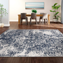 Load image into Gallery viewer, Traditional Faded Stone Blue Rug