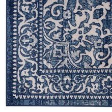 Load image into Gallery viewer, Traditional Faded Stone Navy Runner