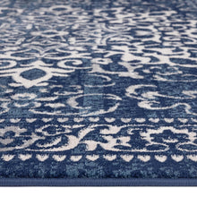 Load image into Gallery viewer, Traditional Faded Stone Navy Round