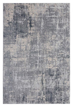 Load image into Gallery viewer, Stylish Transitional Trilled Striped Grey Rug