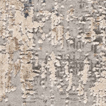Load image into Gallery viewer, Stylish Faded Striped Reverse Light Grey Rug
