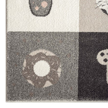 Load image into Gallery viewer, Kids Puzzle Grey Rug