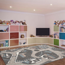 Load image into Gallery viewer, Kids Game Grey Rug