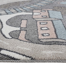 Load image into Gallery viewer, Kids Game Grey Rug