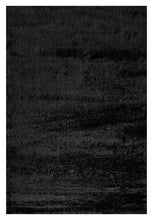 Load image into Gallery viewer, Casuals Plain Design Shaggy Black Rug