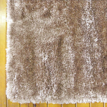 Load image into Gallery viewer, Casuals Plain Design Shaggy Cappuccino Rug