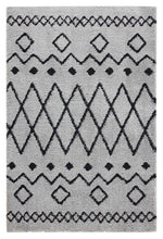 Load image into Gallery viewer, Moroccan Plushy Broken Grey Rug