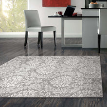 Load image into Gallery viewer, Luxury Traditional Classic Design Grey Rug