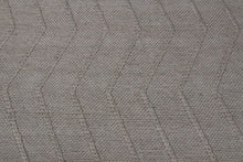 Load image into Gallery viewer, Elegant Zig Zag Pattern Hand-Woven Wool Cream Rug