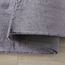 Load image into Gallery viewer, Plushy Plain Pattern Shag Grey Rug