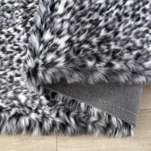 Load image into Gallery viewer, Plushy Shag Leopard Rug