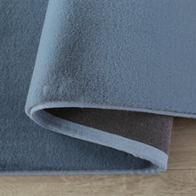 Load image into Gallery viewer, Plushy Plain pattern Shag Blue Rug