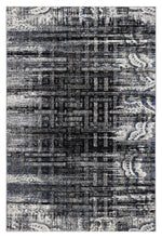 Load image into Gallery viewer, Modern Stripe Design Grey Rug
