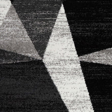 Load image into Gallery viewer, Modern Geometric Design Grey Hallway Runner
