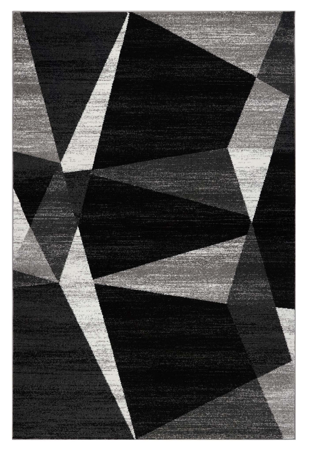 Modern Geometric Design Grey Rug