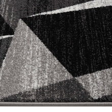 Load image into Gallery viewer, Modern Geometric Design Grey Hallway Runner

