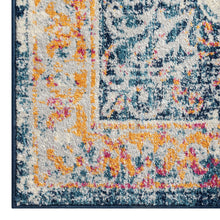 Load image into Gallery viewer, Vintage Faded Floral Rug
