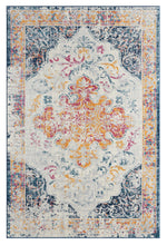 Load image into Gallery viewer, Vintage Faded Floral Rug
