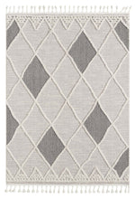 Load image into Gallery viewer, Moroccan Plushy Grey Rug
