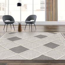 Load image into Gallery viewer, Moroccan Plushy Grey Rug
