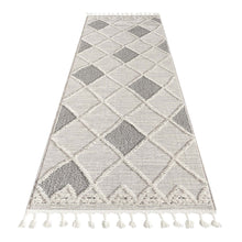 Load image into Gallery viewer, Moroccan Plushy Grey Runner
