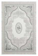 Load image into Gallery viewer, Classic Victorian Pattern Grey Rug
