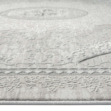 Load image into Gallery viewer, Traditional Victorian Pattern Grey Round
