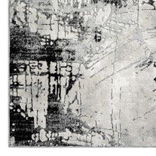 Load image into Gallery viewer, Graffiti Design Black and White Runner
