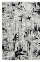 Load image into Gallery viewer, Graffiti Design Black and White Rug
