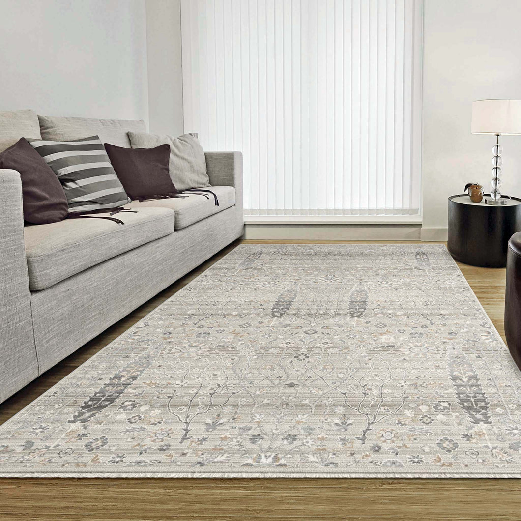 Oriental Style Grey Rug