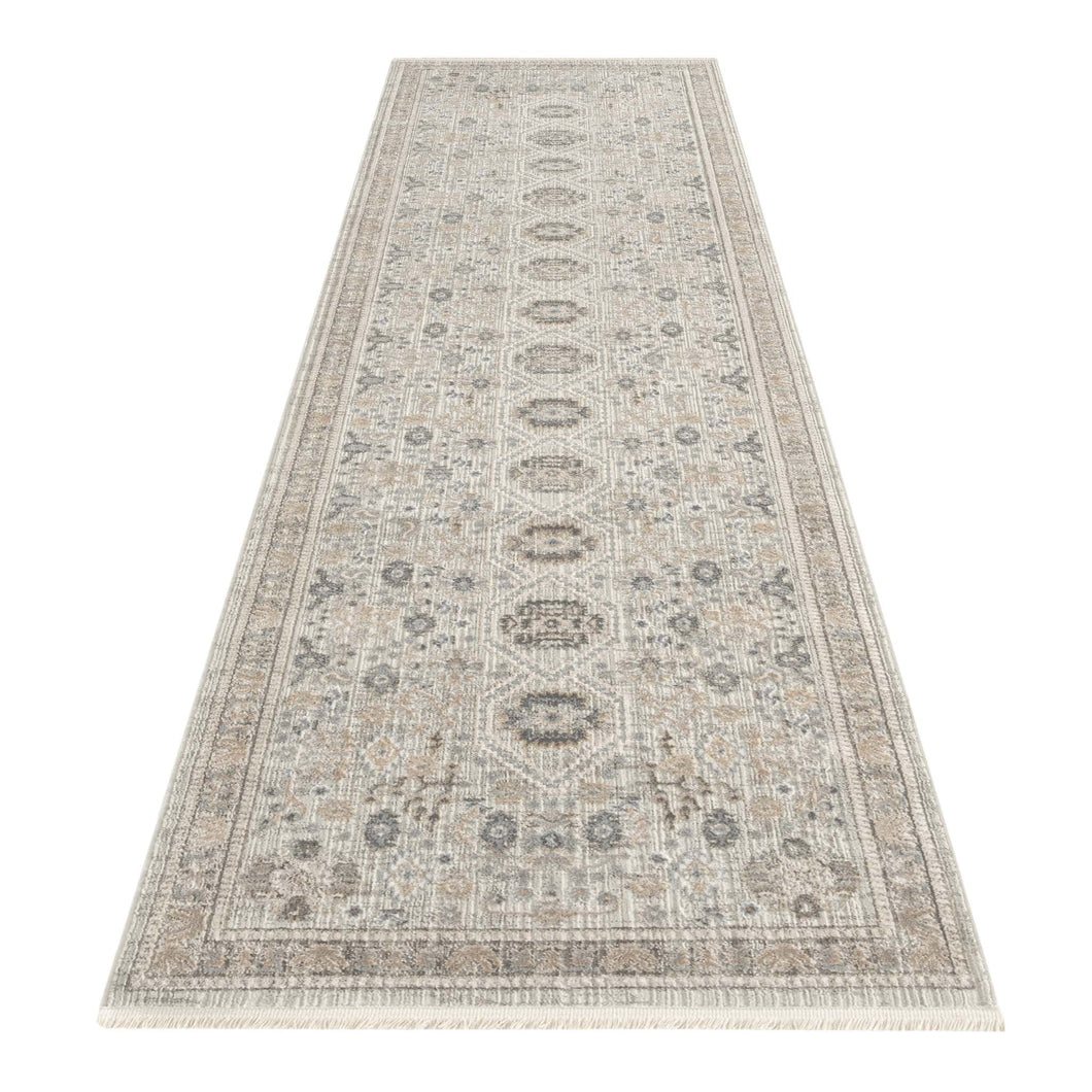 Oriental Villa Style Grey Runner